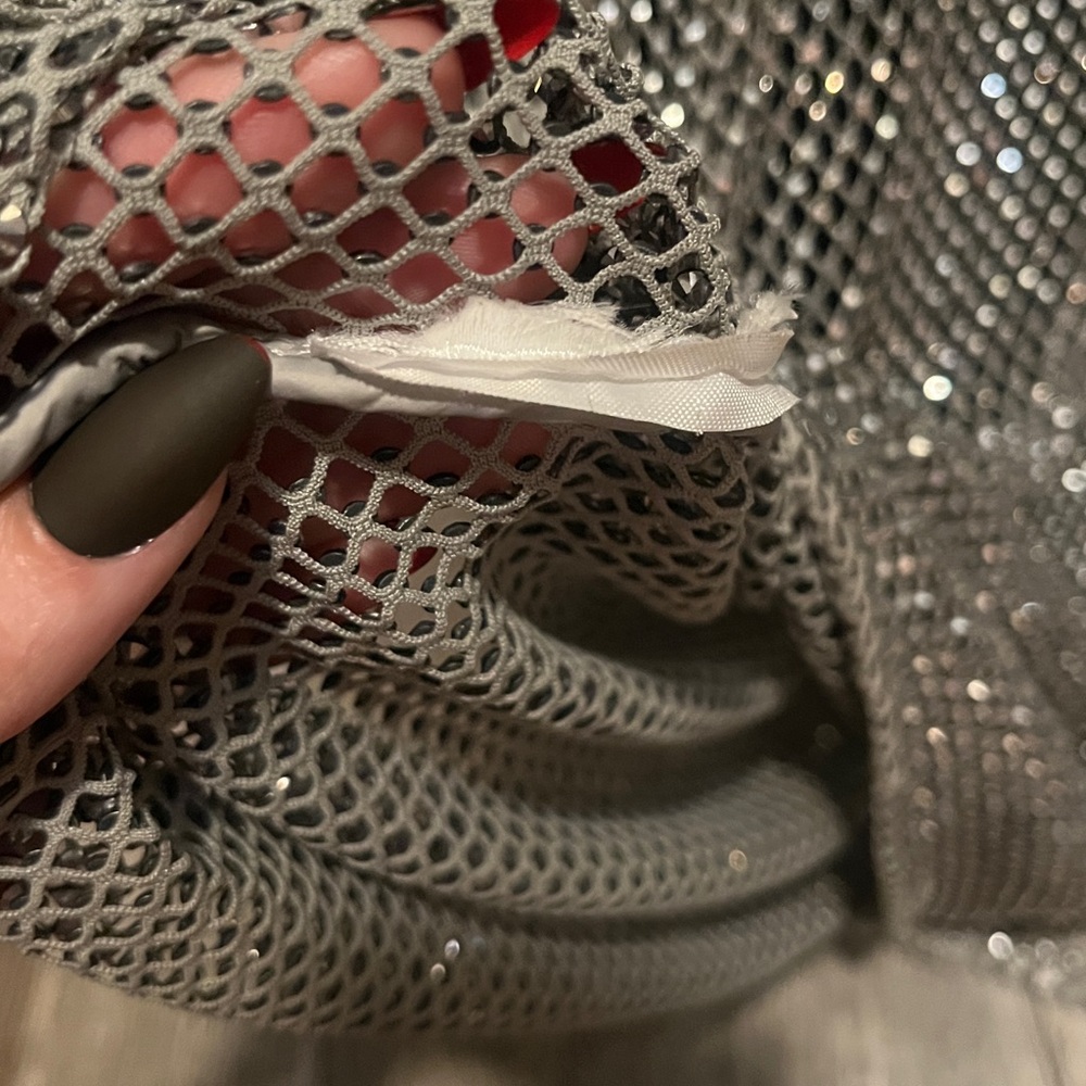 Prada Crystal Rhinestone Embellished Mesh Dress - Picture 11 of 13